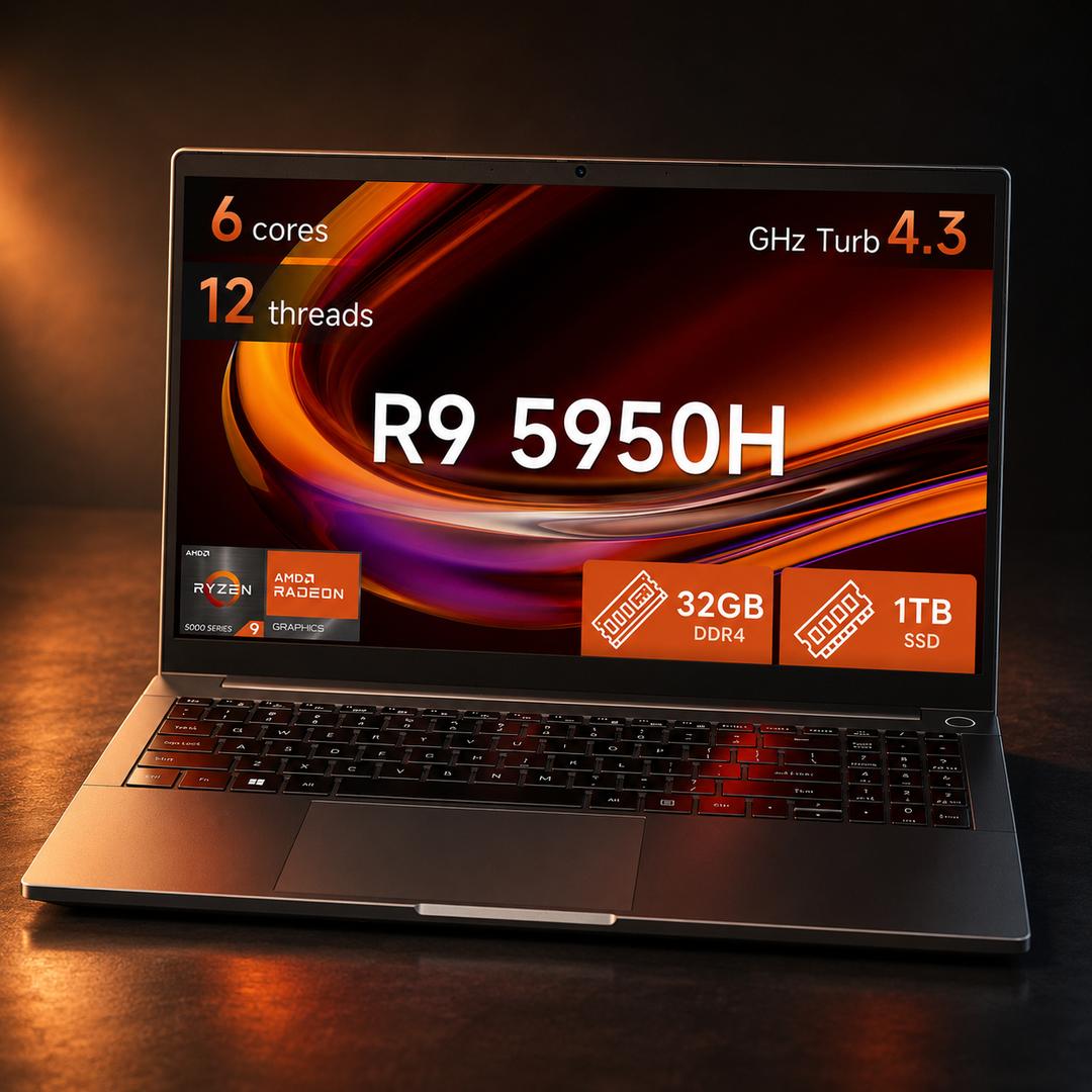 SUXI R9-5950H : ce PC portable Ryzen 9 5950H avec 32 Go de RAM et écran 90 Hz jour dans la cour des grands à moins de 740 €