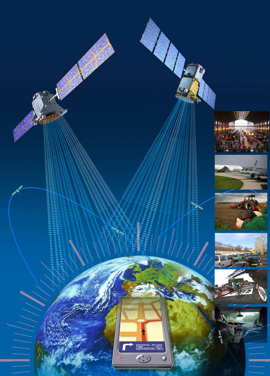Galileo : des signaux différents de ceux du GPS