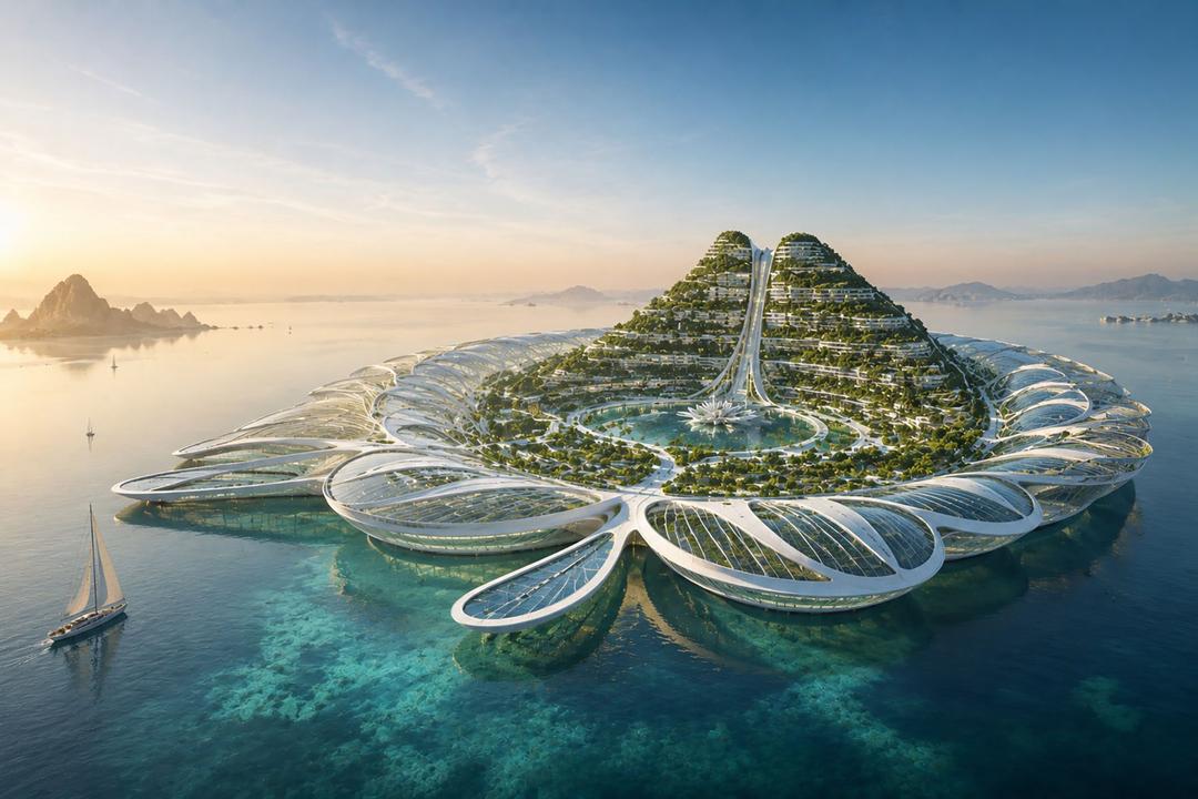 Atlantea : cette ville flottante pourrait être le futur paradisiaque de l’humanité