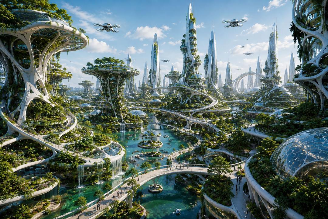 Néotéra : la mégapole technologique où le futur semble déjà avoir commencé