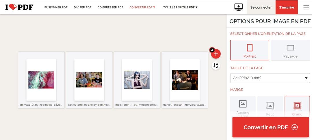 Comment convertir une image Jpeg en PDF