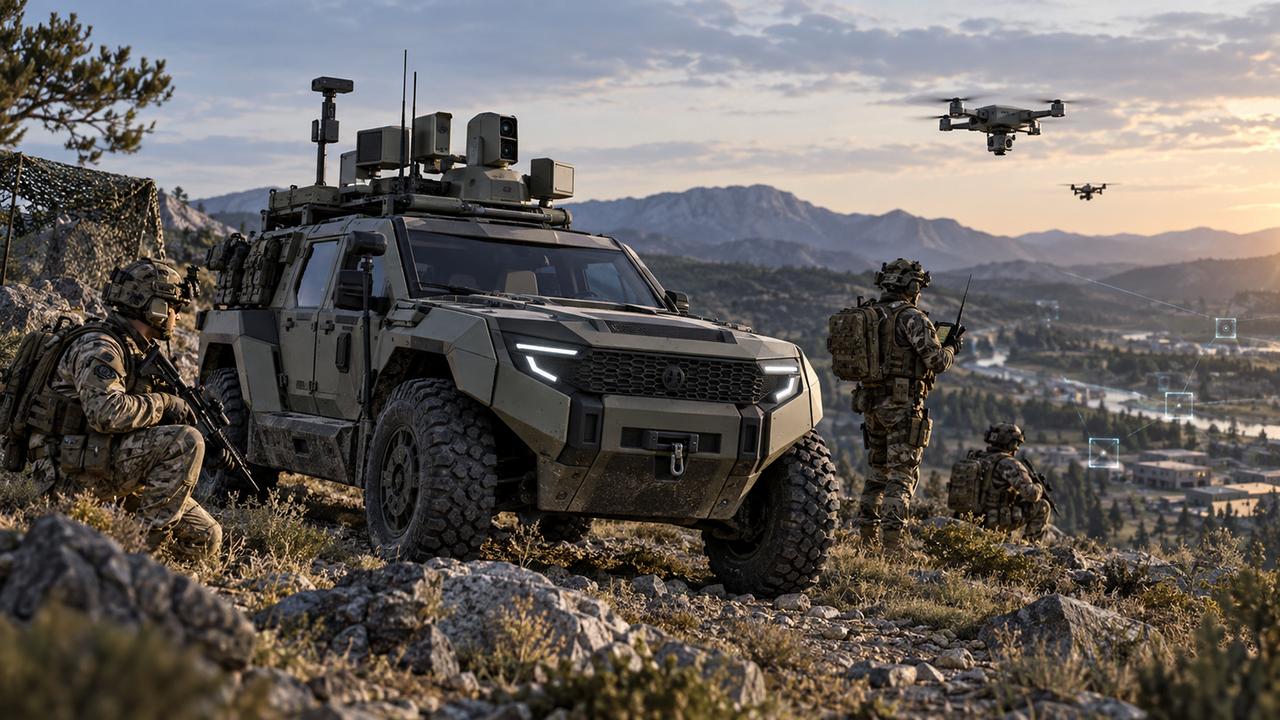 Renault Group et Thales inventent le véhicule tactique du futur