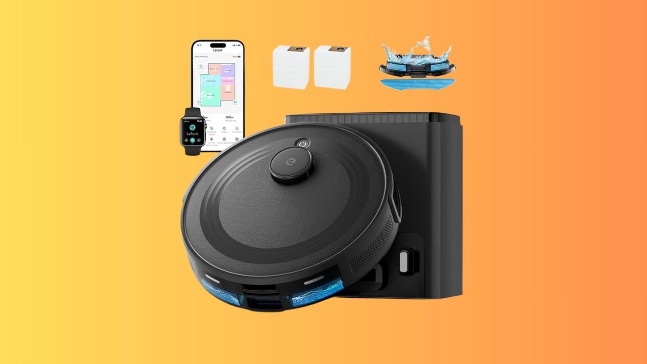 Le prix de l'aspirateur robot laveur n°1 d'Amazon Lefant M210 chute à moins de 100 € pour une courte durée&nbsp;© Amazon