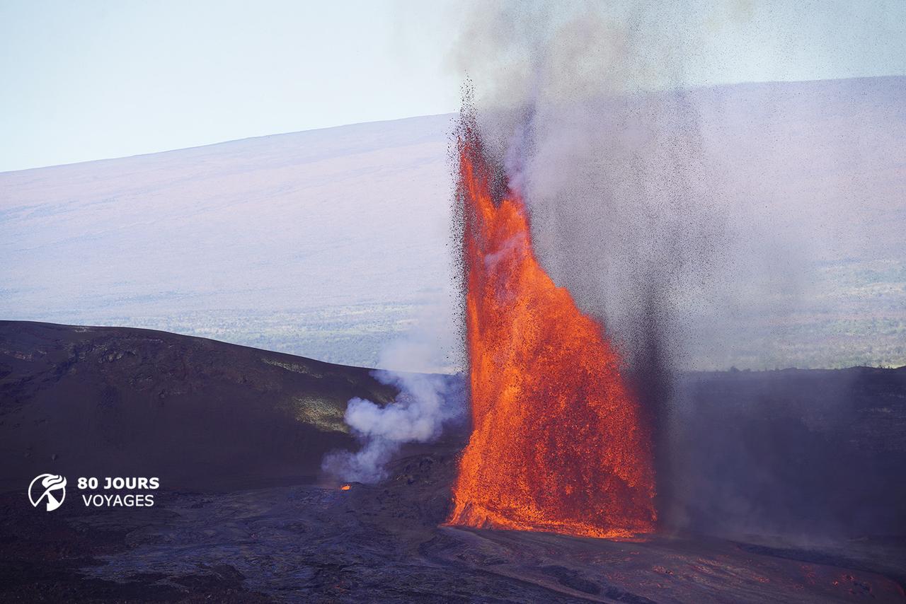 Jamais vues à cette échelle : les fontaines de lave géantes du Kilauea en images