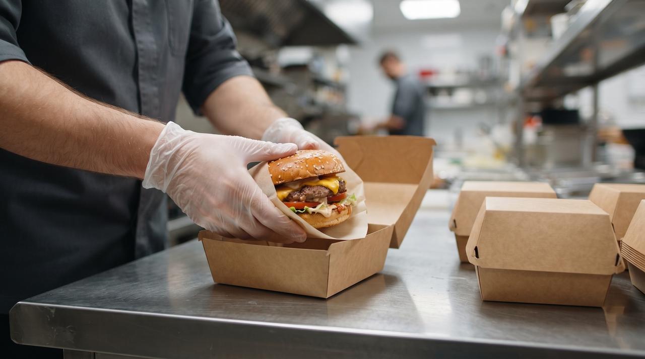Vous pensiez ne manger que votre burger ? Son emballage pourrait aussi s’inviter au menu, avec des risques pour votre santé