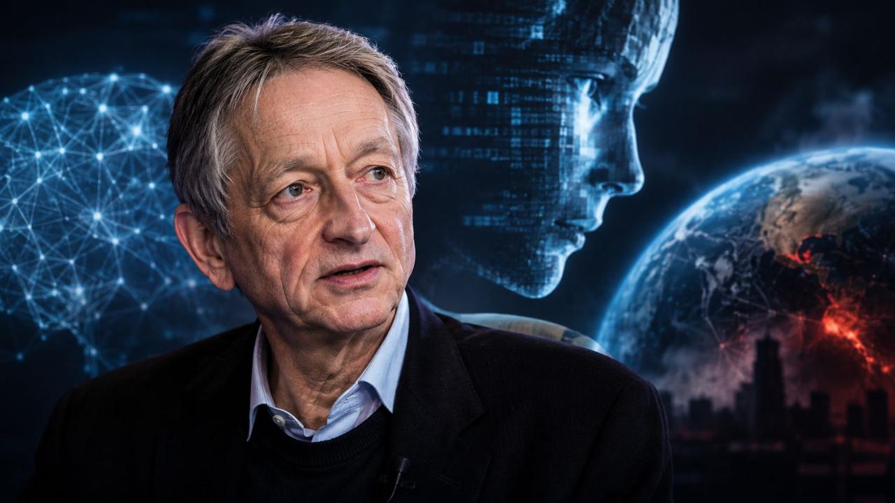 « 10 % n’est pas déraisonnable » : Geoffrey Hinton, père de l’IA, alerte sur un risque d’extinction et laisse sans voix son interlocutrice