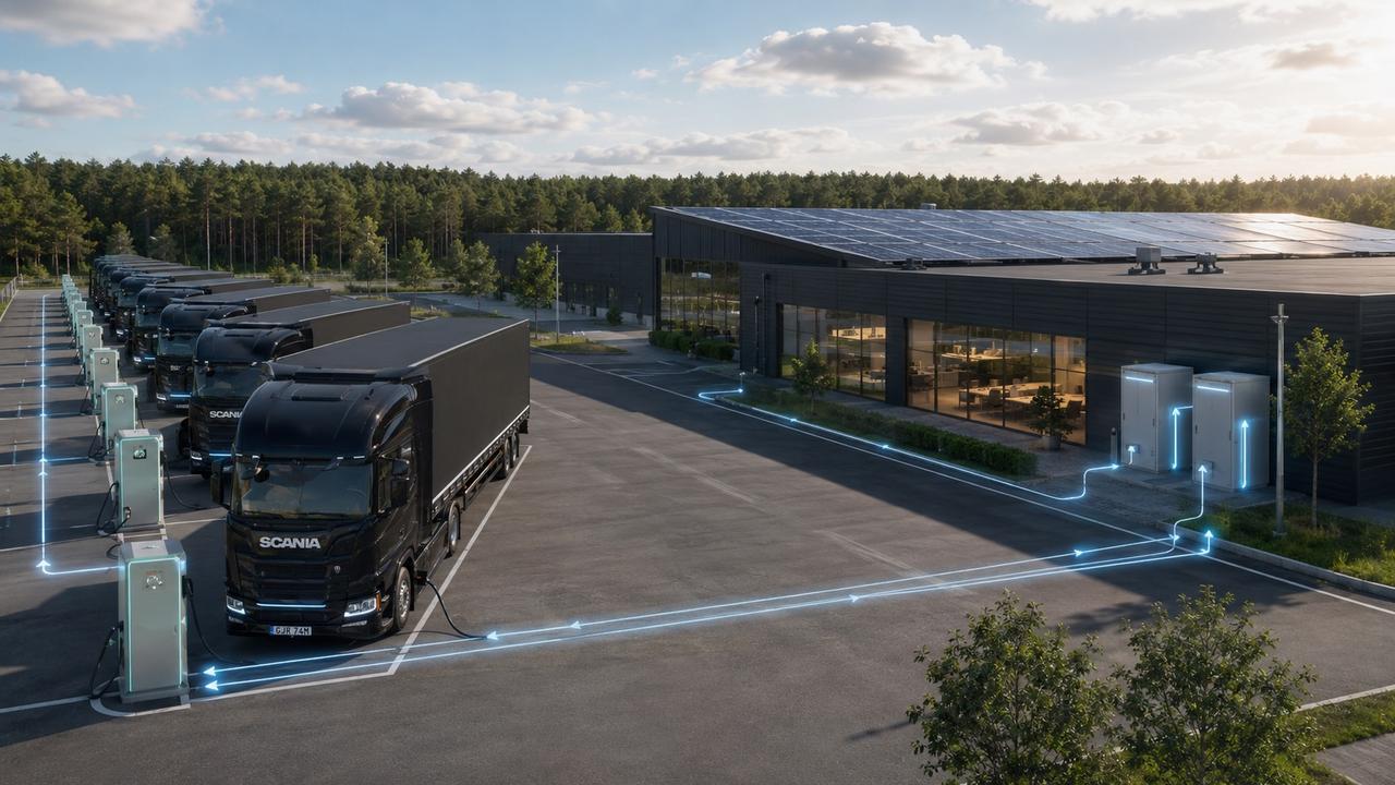 Une avancée majeure : Scania invente un camion électrique capable d'alimenter le réseau