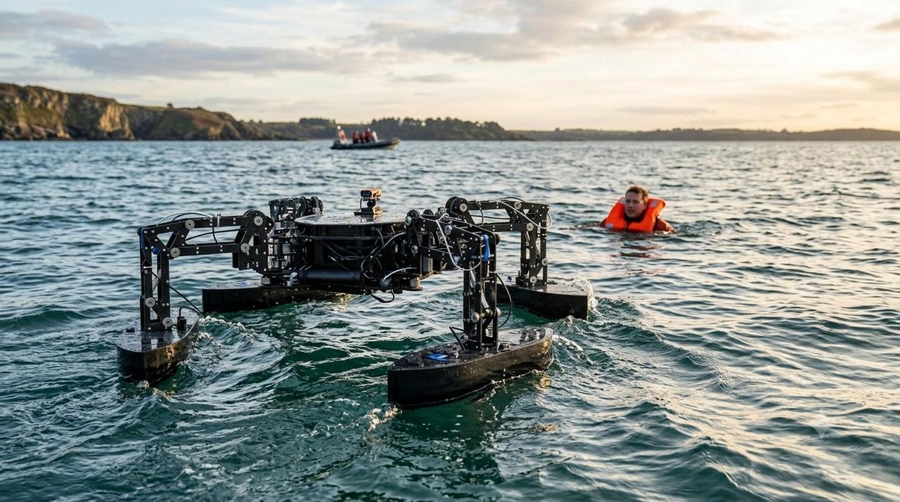 Des chercheurs créent un robot-araignée capable de retrouver et d’aider des victimes dans l’eau