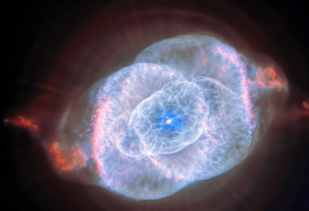 Hubble et Euclid font équipe pour révéler les secrets de la spectaculaire nébuleuse de l'Œil de Chat