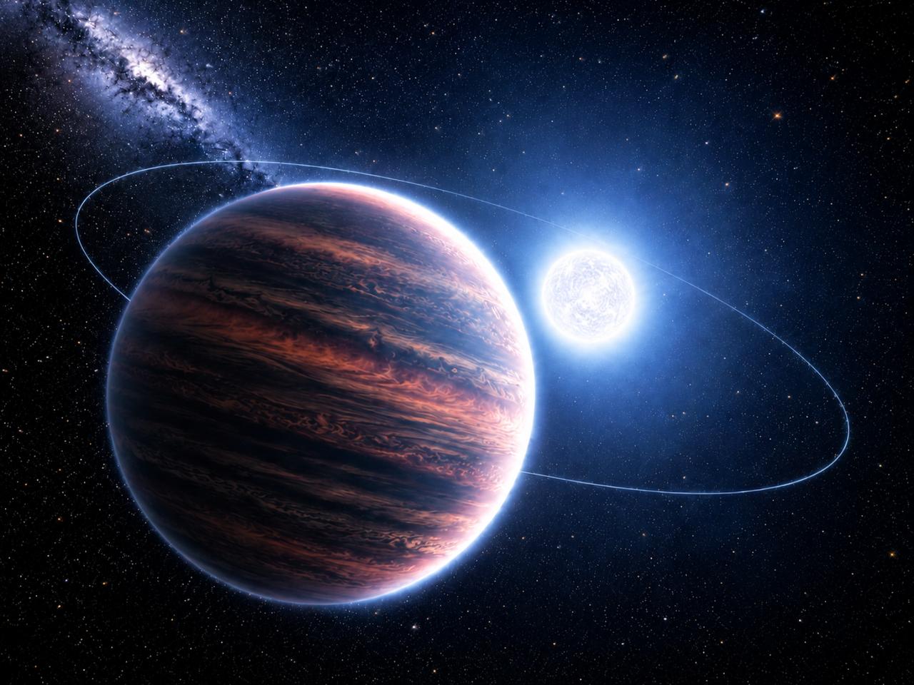 Cette planète géante défie les astronomes : elle a survécu là où elle aurait dû être vaporisée !