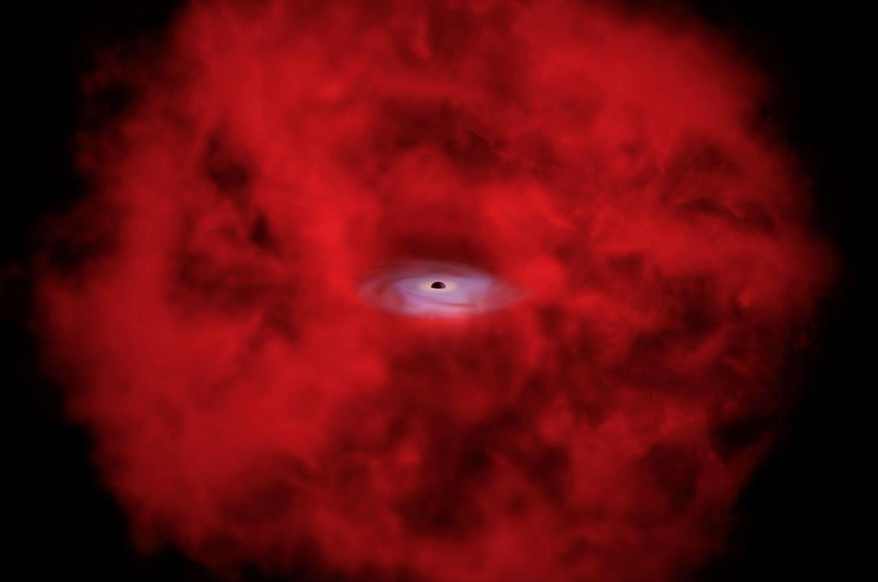 Révélation : les mystérieux « points rouges » découverts par le télescope James-Webb seraient bien des étoiles à trou noir !
