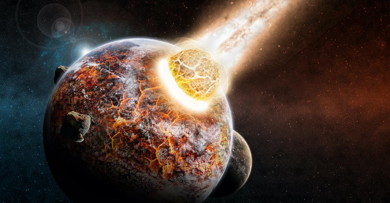Les éléments volatils auraient été accrétés très tôt dans l'histoire de la Terre. © sdecoret, Adobe Stock