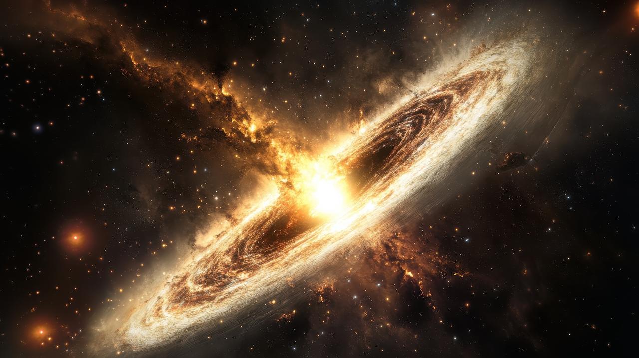 Le plus lointain flamboiement d'un quasar révèle des secrets des trous noirs supermassifs