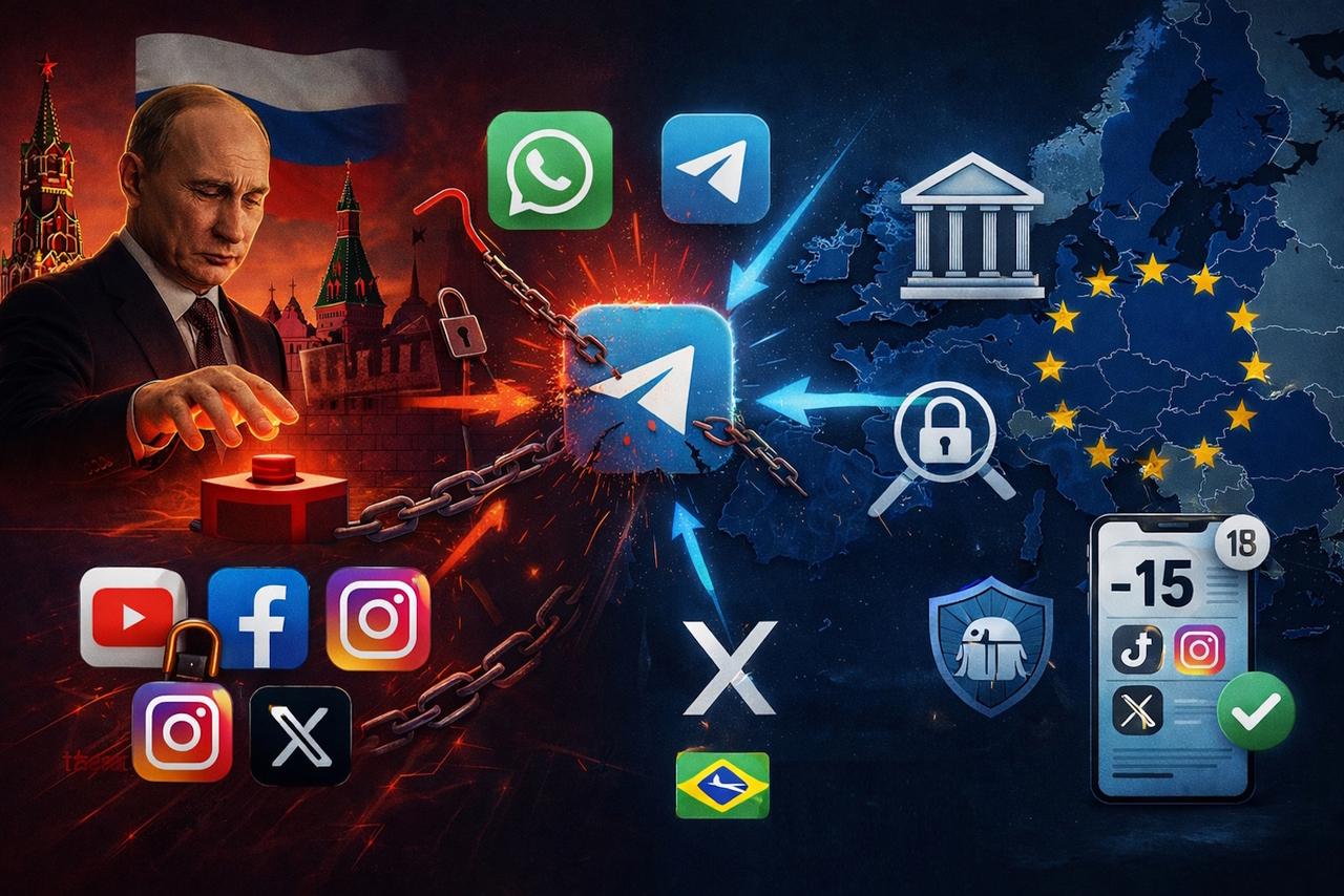 Moscou coupe WhatsApp et Telegram : la France et l’Europe pourrait-elle suivre ?
