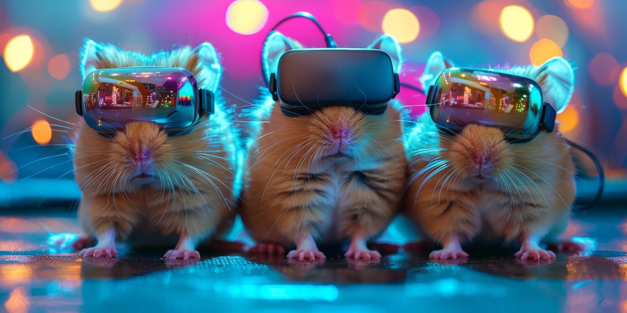 Des chercheurs créent un casque de réalité virtuelle pour souris. Image d&#39;illustration générée par AI. © Sitimutliatul, Adobe Stock