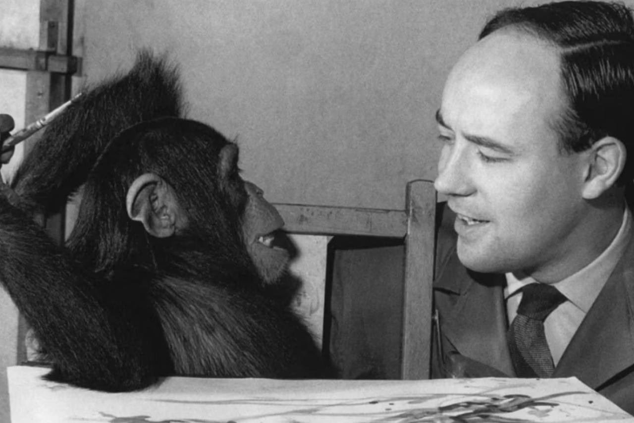 Ce chimpanzé a peint 400 toiles… et Picasso en a même acheté