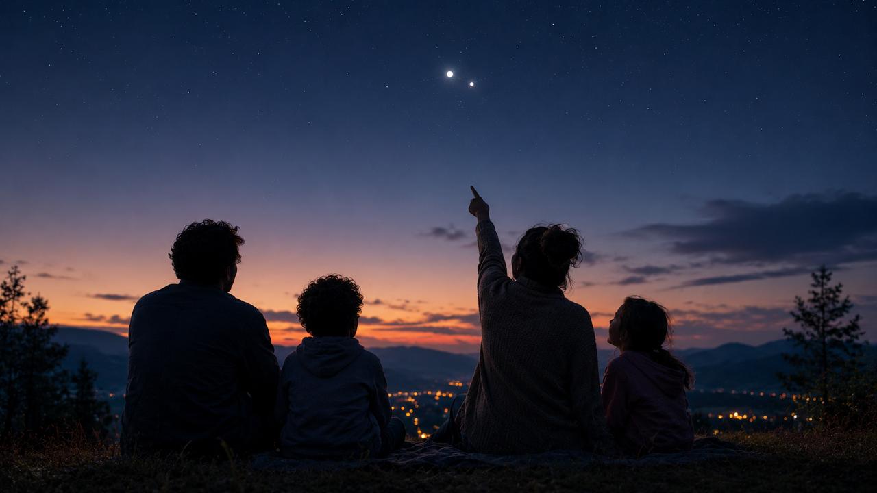 À ne pas manquer ce soir : deux astres parmi les plus brillants du ciel vont apparaître côte à côte