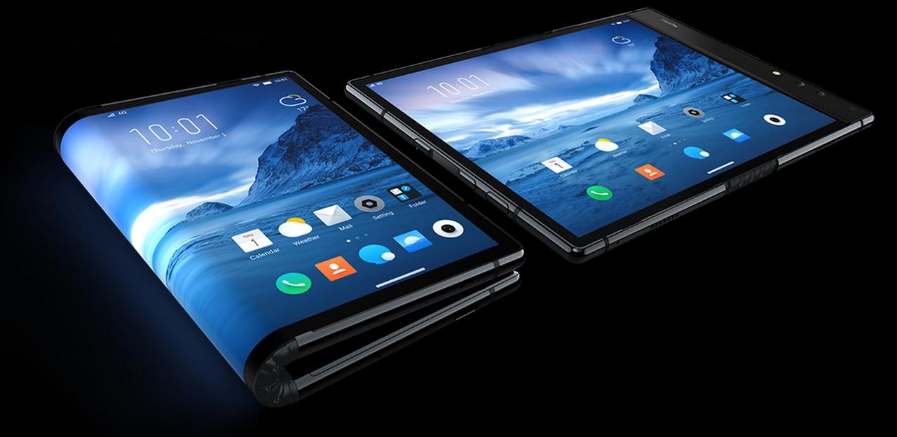 Le premier smartphone pliable fait le show à Las Vegas, image size:1280x624