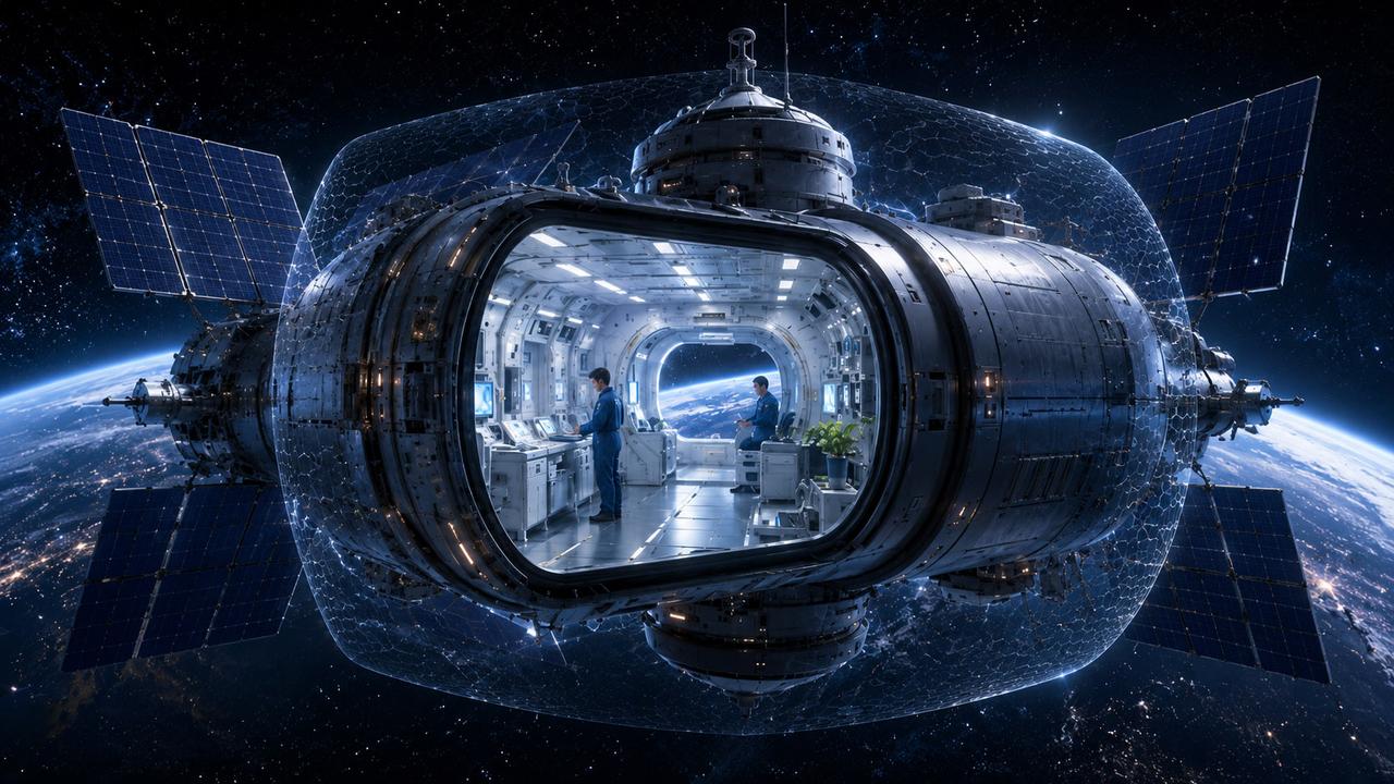 Un film plus fin qu’un cheveu pourrait protéger les astronautes des radiations spatiales