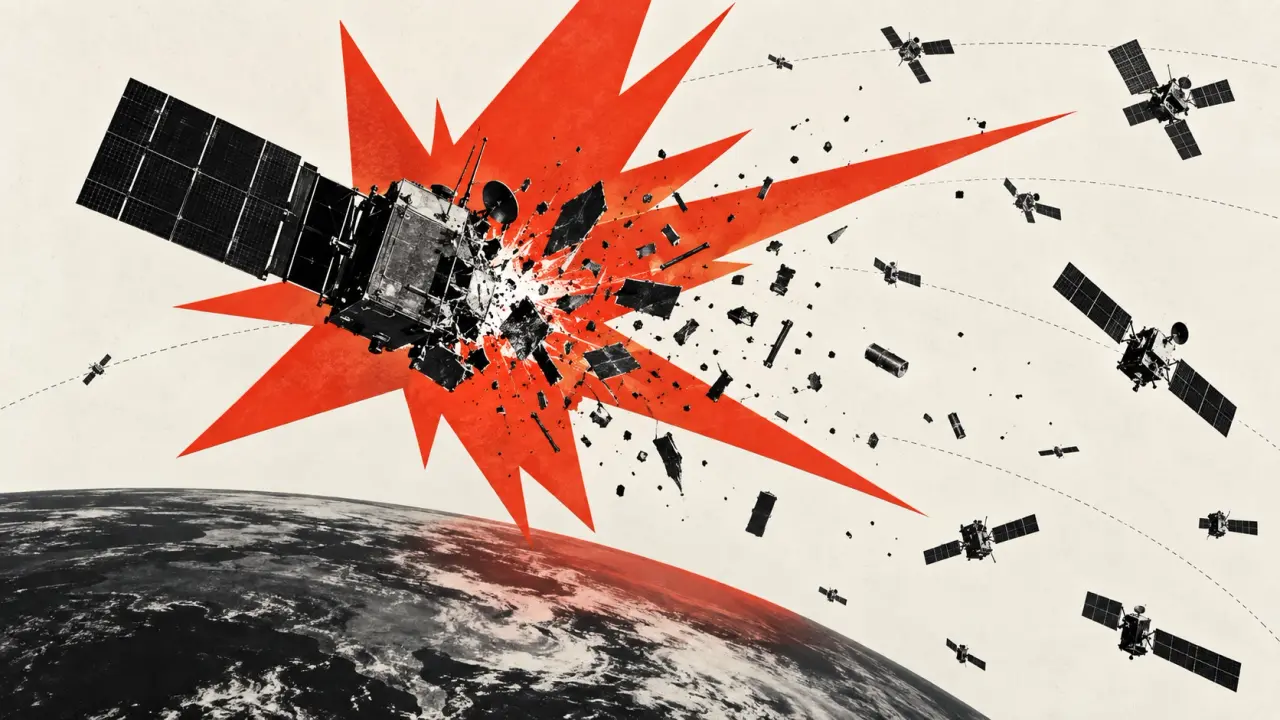 Un satellite espion américain vient d’exploser autour de la Terre et menace plus de 400 satellites avec ses débris !
