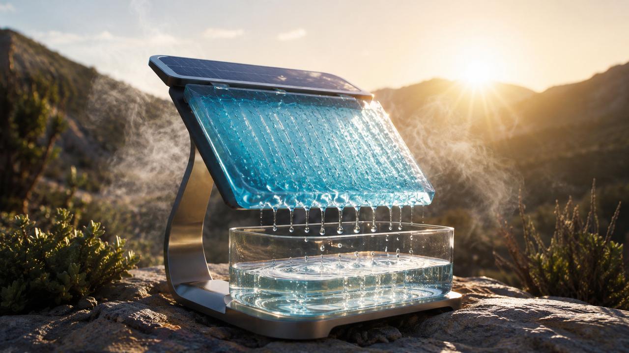 Un gel qui fabrique de l’eau avec le soleil : ce que cette avancée pourrait vraiment changer