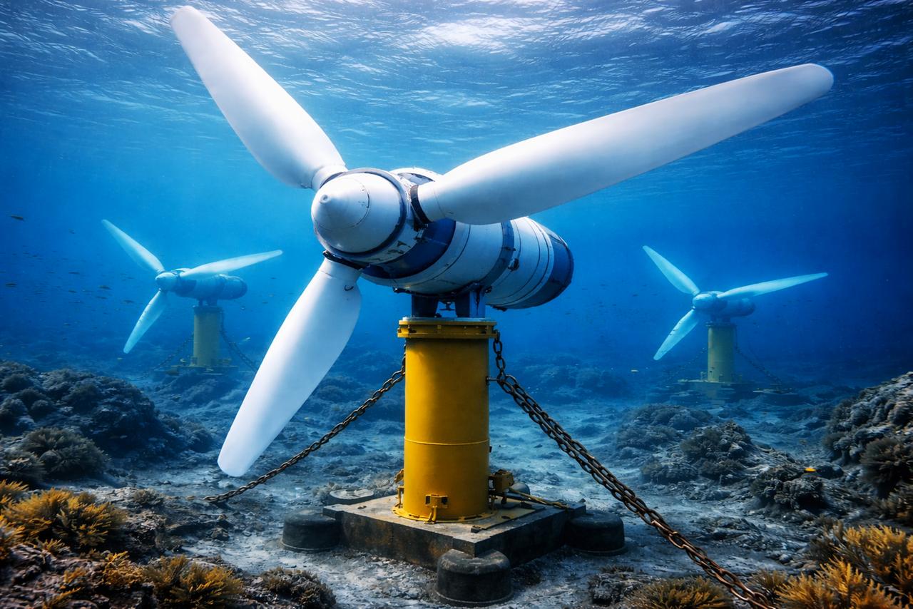 Le fond de l'océan va bientôt devenir une centrale électrique… La France lance son plus grand projet d'hydrolien marin