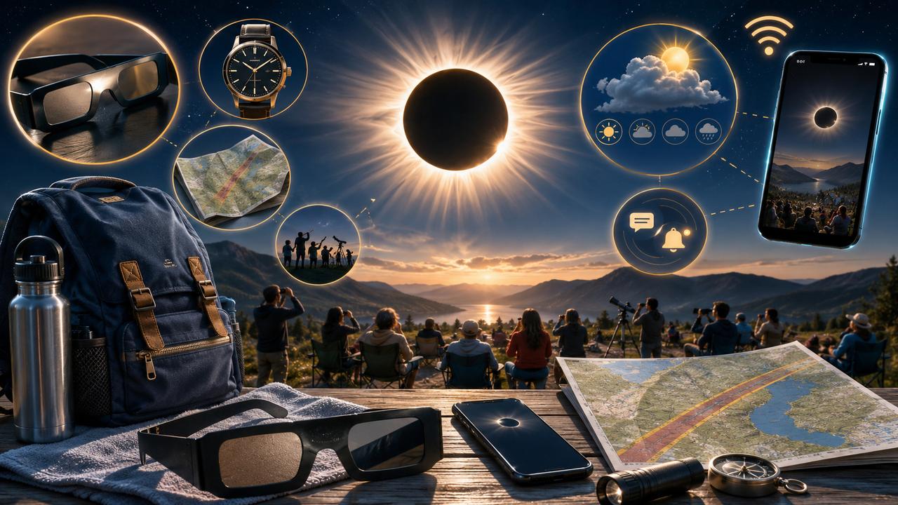 Éclipse du 12 août : 4 objets indispensables à préparer chez vous pour être prêts à 19 heures