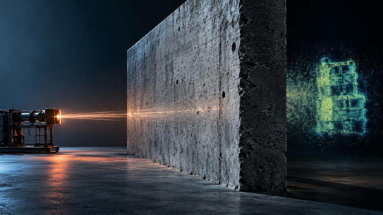 Ils réussissent à voir à travers 2 mètres de béton avec une méthode qui repousse une limite majeure