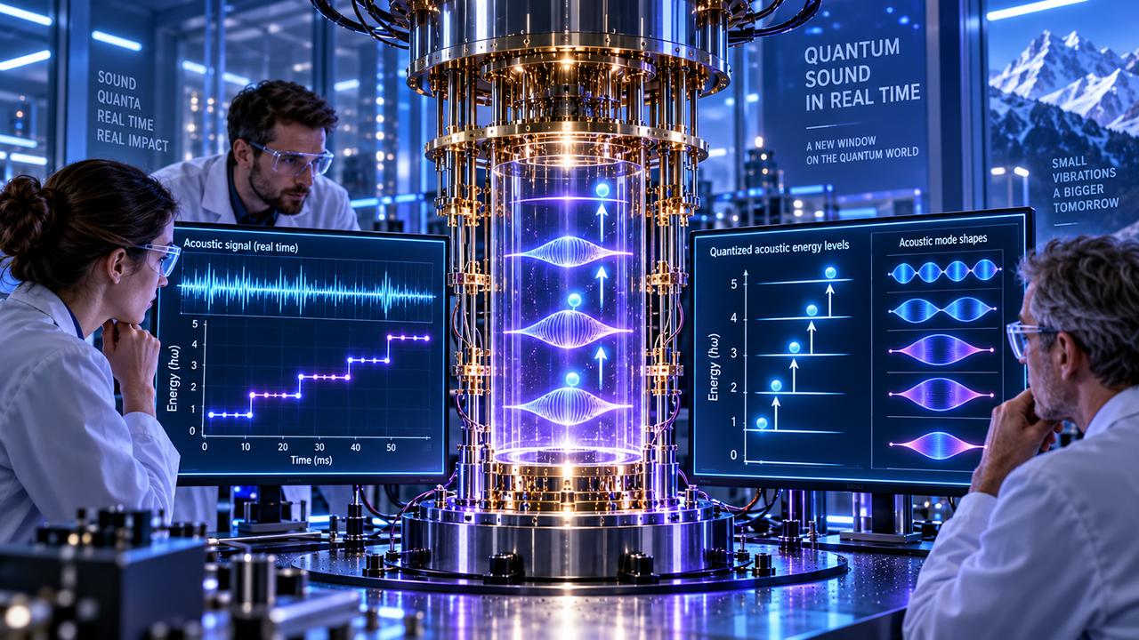 Pour la première fois, des physiciens ont observé les sauts quantiques du son en temps réel
