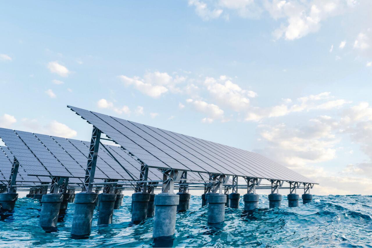 Solaire en pleine mer : la Chine teste une plateforme géante anti-vagues