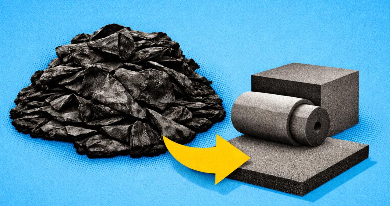 Ils transforment un caoutchouc presque impossible à recycler en matériaux recherchés