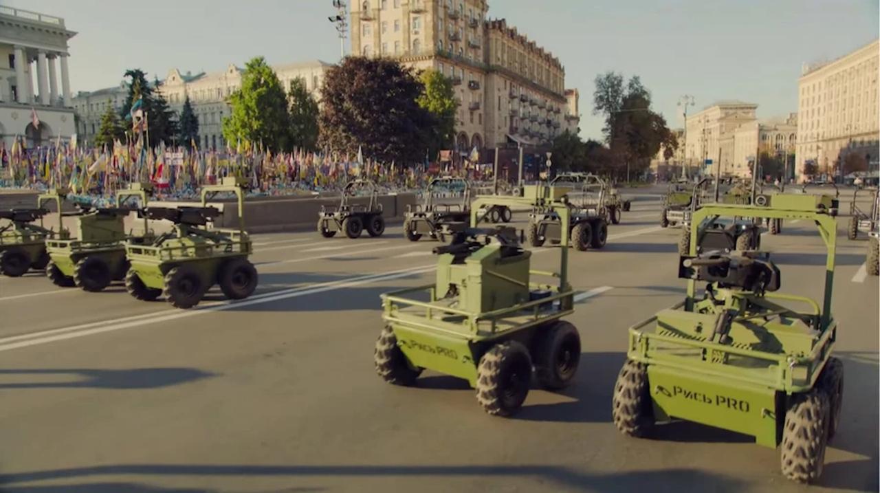 Une armée de robots a envahi les rues de Kyiv : l’incroyable démonstration de l’Ukraine en images