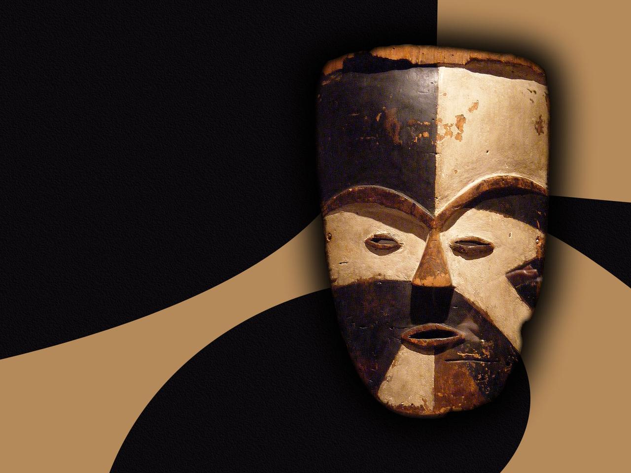 Masque africain, image size:1280x960