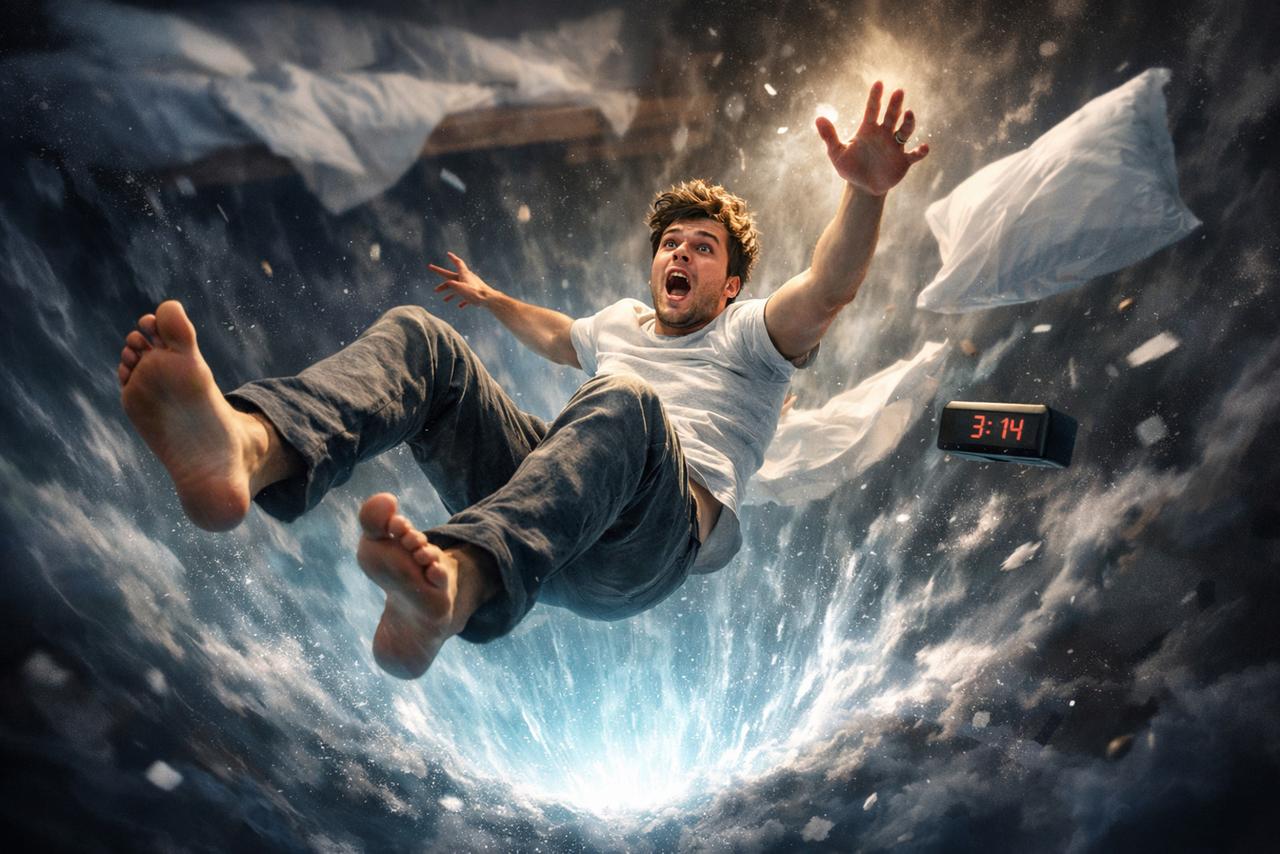 Pourquoi a-t-on parfois l'impression de tomber dans le vide juste avant de s'endormir ?