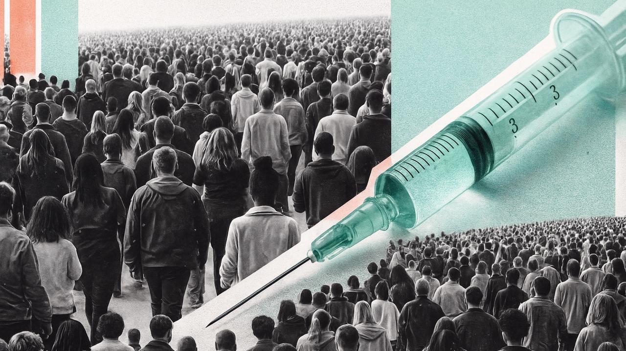 L’étude qui ferme le débat : sur 29 millions d’adultes, les vaccinés meurent moins que les non-vaccinés. © photoillustration : XD avec ChatGPT