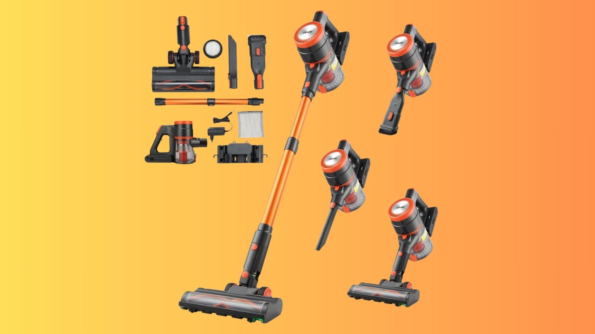 47 minutes d'autonomie et 40 kPa : cet aspirateur VEVOR passe sous les 100 € !