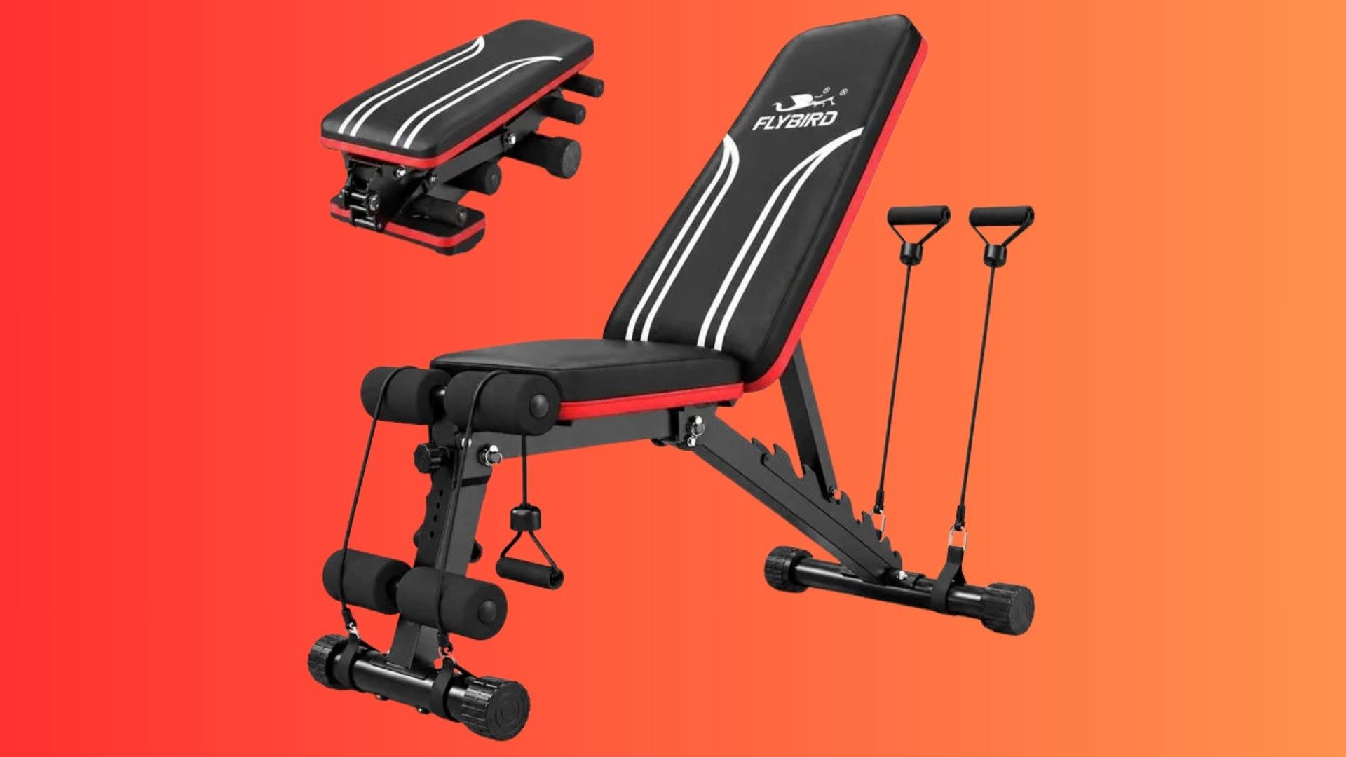 Plus de 50 % de baisse : ce banc de musculation pliable n'a jamais été aussi accessible