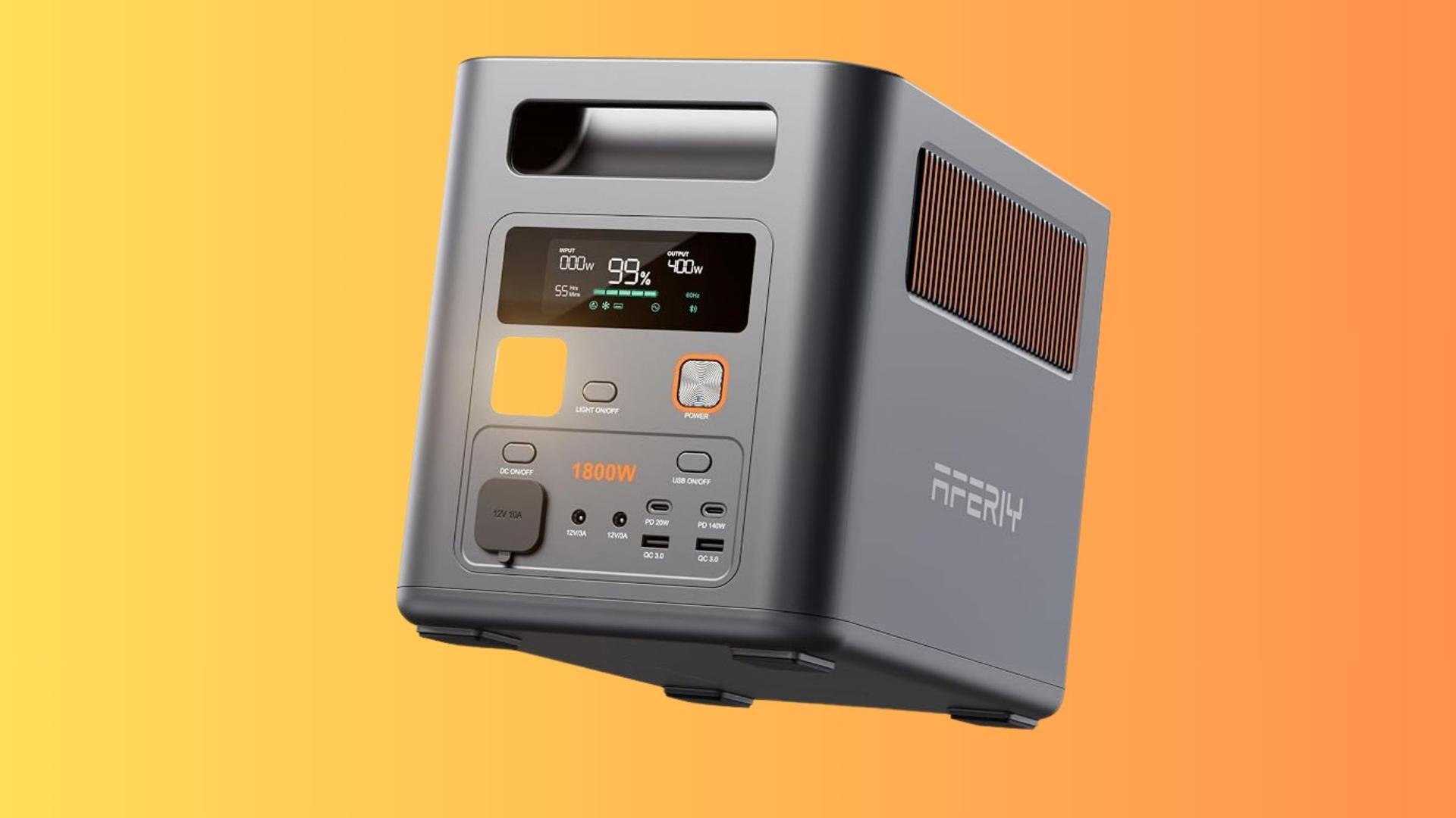 Cette station électrique AFERIY de 1 800 W passe sous les 500 € chez Amazon