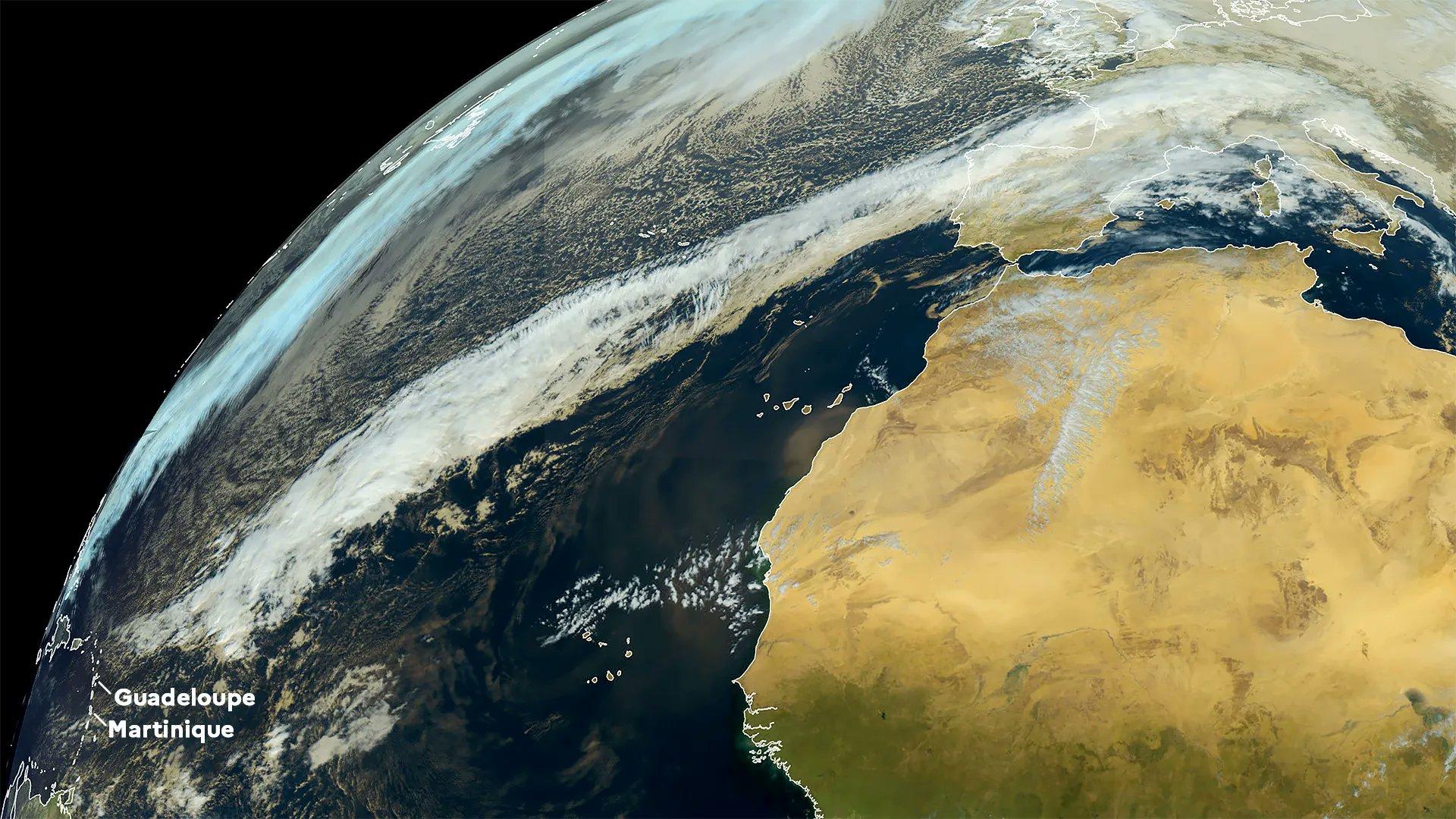 Une rivière atmosphérique est en train de provoquer un terrible enchaînement de perturbations cette semaine