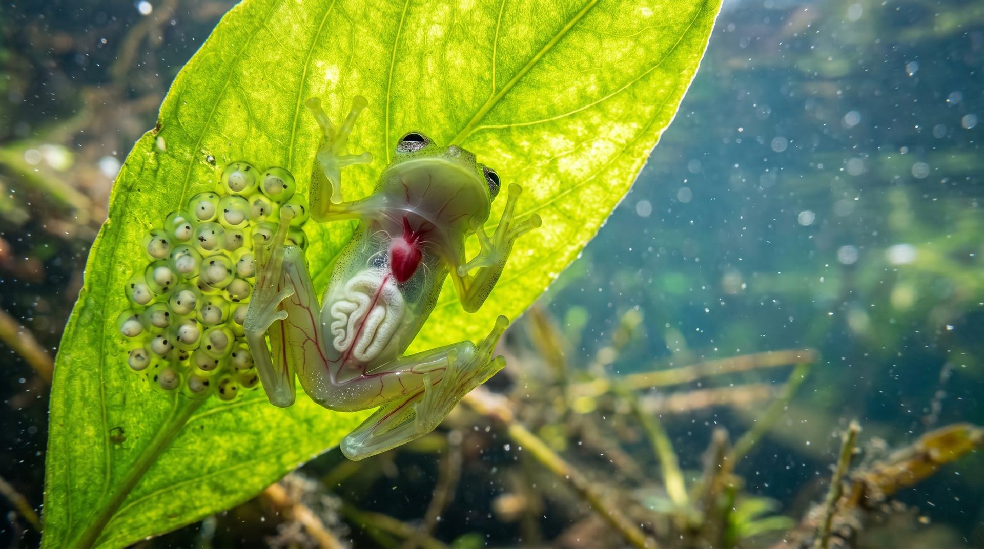 La grenouille de verre peut devenir invisible à volonté !