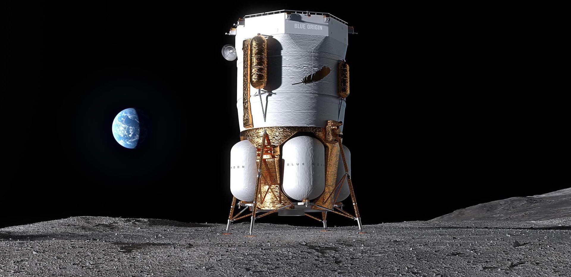 La course à la Lune s’intensifie : l’alunisseur de Jeff Bezos vient de passer un test crucial