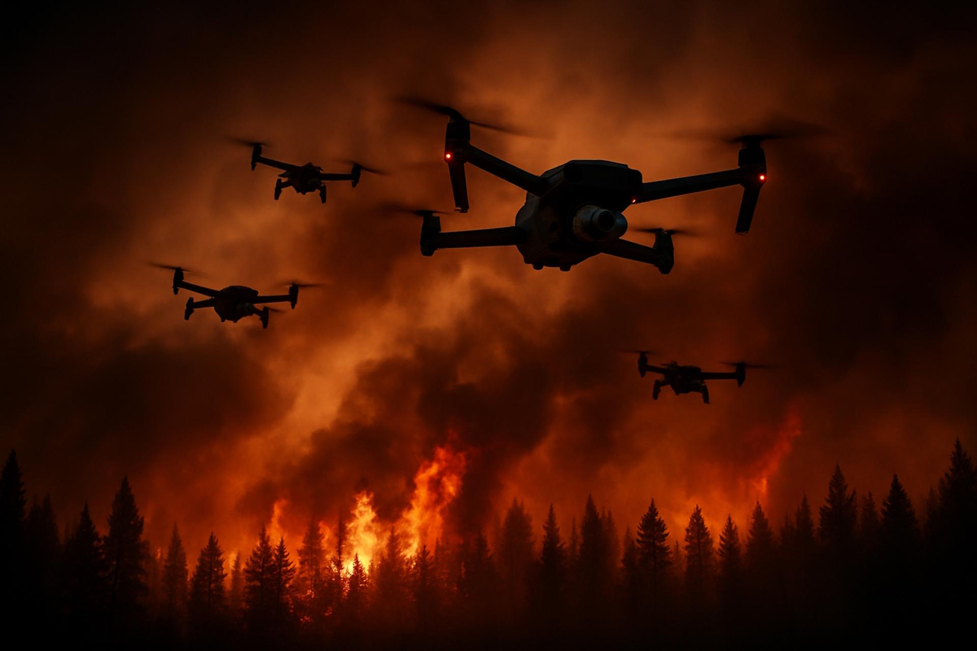 Ces drones explorent la fumée pour prévenir les feux de demain