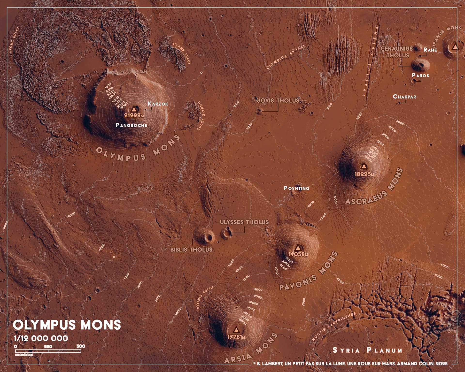 Cartographie inédite de Mars et de la Lune dévoilée