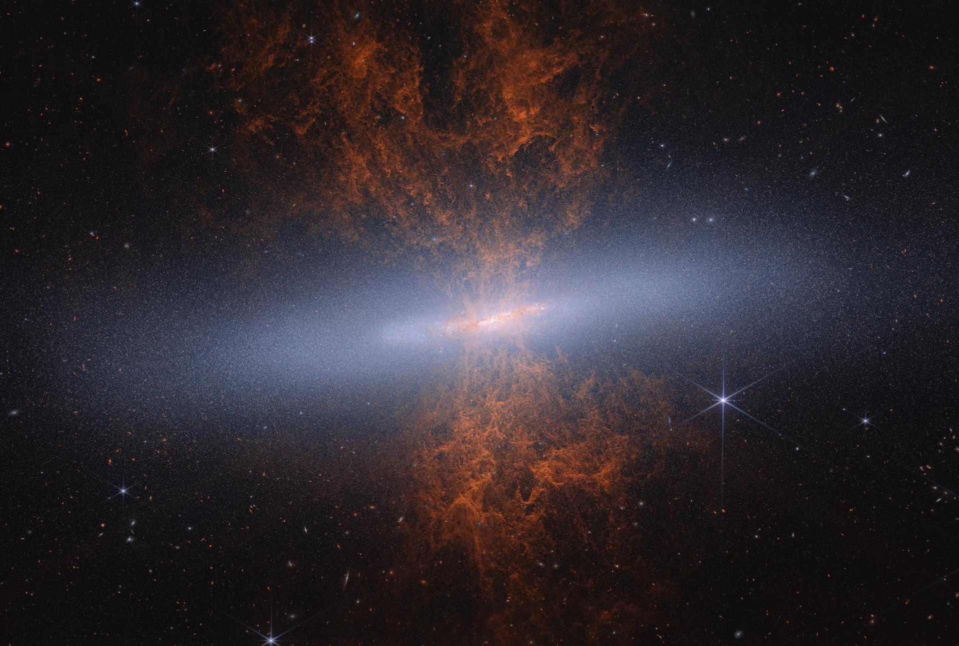 Ce que le télescope James-Webb révèle du chaos cosmique dans la célèbre galaxie du cigare