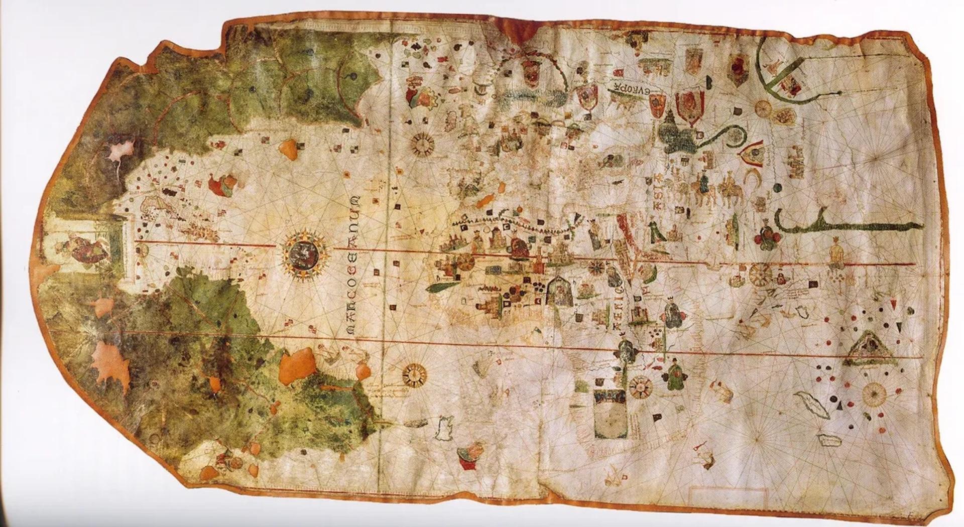 Cette carte de 1500 aurait montré l’Amérique avant tout le monde… mais son histoire pose un sérieux problème