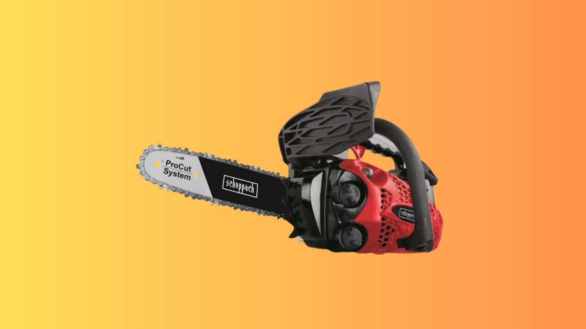 Cette élagueuse thermique Scheppach en promo est le bon plan jardin des soldes d'hiver !