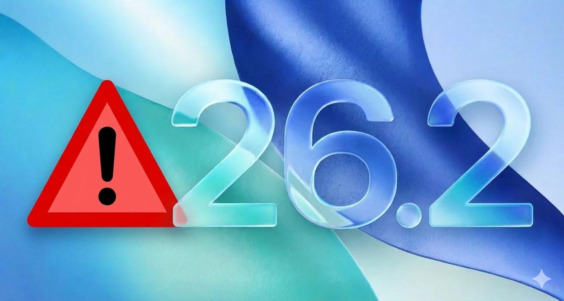 Pourquoi il faut installer iOS 26.2 de toute urgence