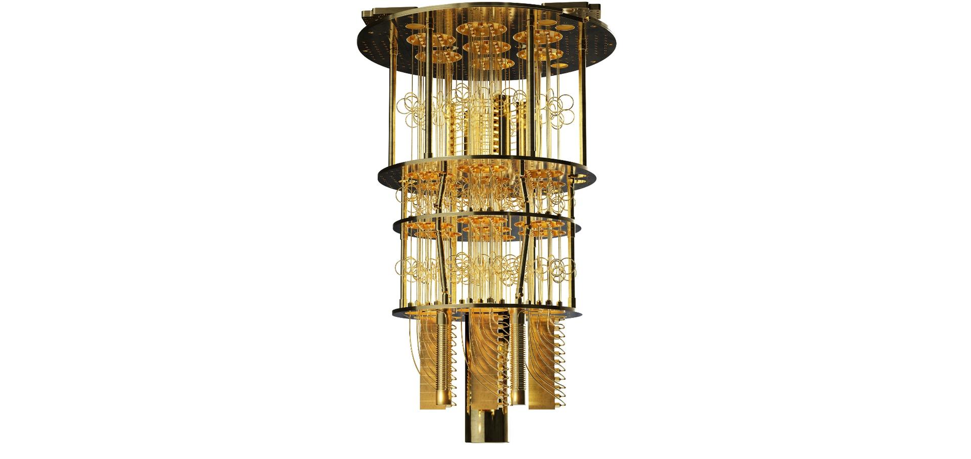 Ordinateur quantique : la vraie raison derrière ces étranges machines en forme de lustre futuriste