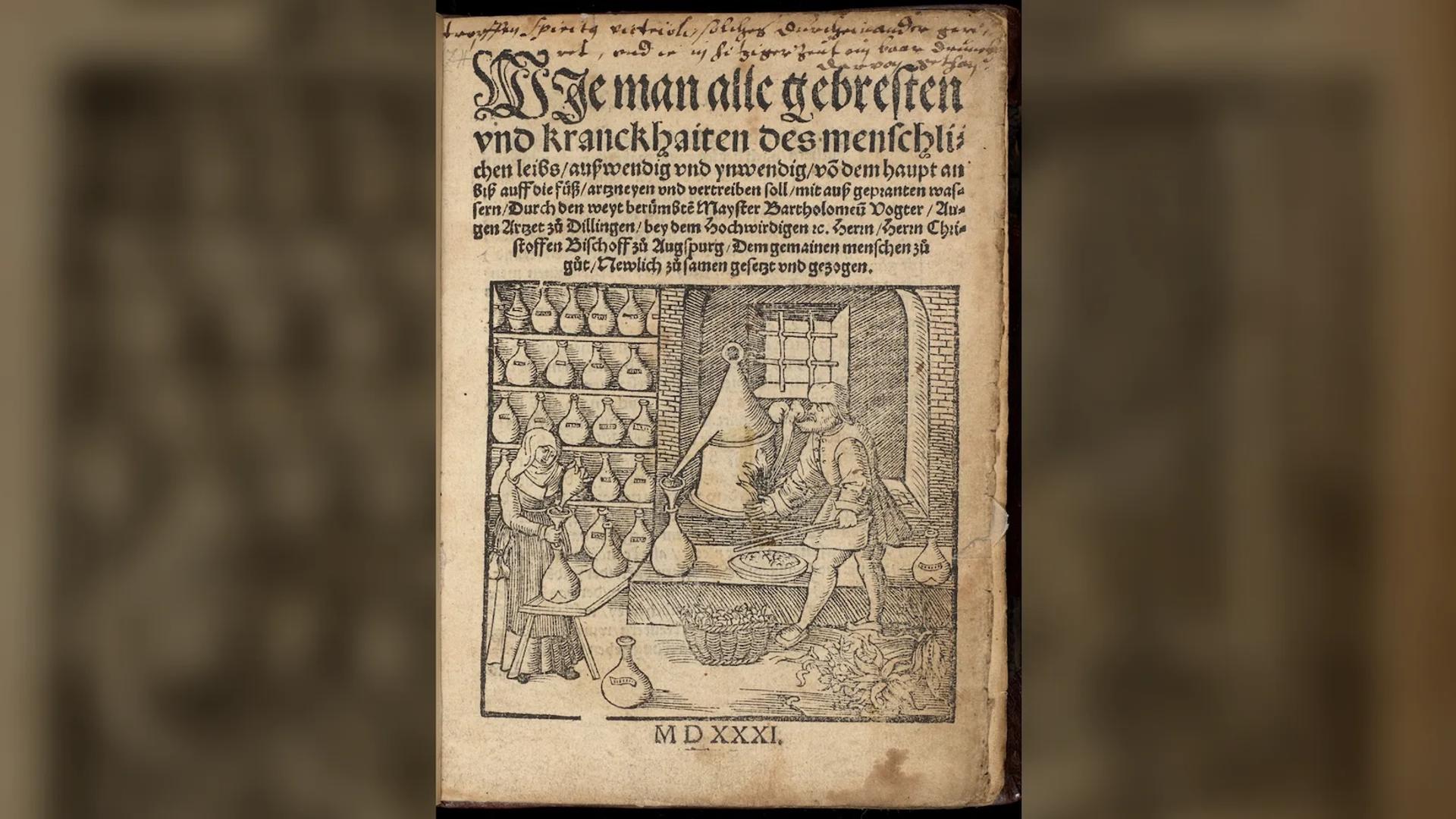 Un vieux livre de médecine de la Renaissance révèle les potions que ses lecteurs faisaient vraiment avec !