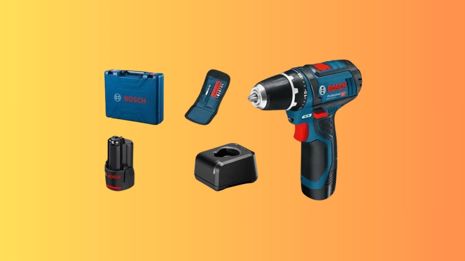 Les bricoleurs regardent de près cette perceuse-visseuse Bosch en forte promo
